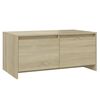 vidaXL Coffee Table Sonoma Oak 90x50x41.5 cm Engineered Wood