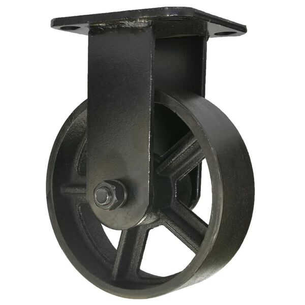 Mac Lean Fixed Caster Wheel 150 mm 2 pcs Black