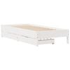 vidaXL Bed Frame without Mattress White 100x200 cm Solid Wood Pine
