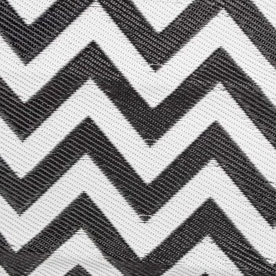 Bo-Camp Outdoor Rug Chill mat Wave 2.7x2 m L Black and White