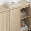 vidaXL Side Cabinet Sonoma 96.5 x 30 x 75 cm Engineered Wood