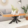 vidaXL Table Top 110x40x2.5 cm Oval Solid Wood Acacia