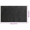 vidaXL Pool Cover Black 450x220 cm PE