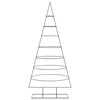 vidaXL Metal Christmas Tree for Decoration Black 210 cm