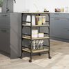 vidaXL Kitchen Trolley Sonoma Oak 45x35x89.5 cm Engineered Wood