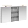 vidaXL Bathroom Cabinet Set 3 pcs 120 x 10.5 x 60.5 cm Engineered wood