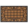 vidaXL Door Mat Rectangular 45x75 cm Rubber and Coir