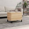 vidaXL Coffee Table Sonoma Oak 60x44.5x45 cm Engineered Wood
