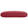 vidaXL Pallet Cushion for suitable for Seat Wine Red 120 x 80 x 12 cm