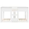 vidaXL Bunk Bed for Kids White 75 x 190 cm Engineered Wood