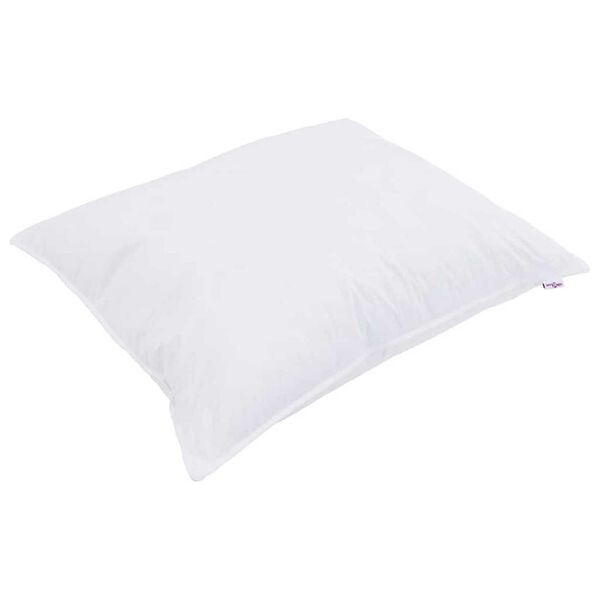 vidaXL Pillow with Pillow 2 pcs White 60 x 80 cm Cotton