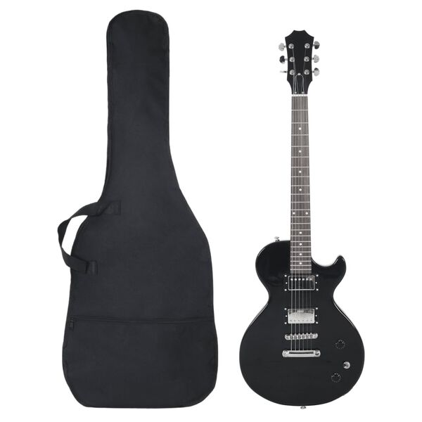 vidaXL Electric Guitar for Beginner with Bag Black 4/4 39"