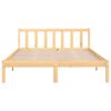 vidaXL Bed Frame without Mattress Solid Wood Small Double
