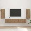 vidaXL TV Cabinet Set 4 pcs Artisan Oak Engineered Wood