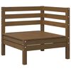 vidaXL 3 Piece Garden Lounge Set Solid Pinewood Honey Brown
