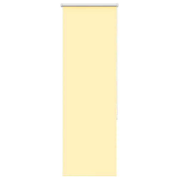 vidaXL Roller Blind Blackout Yellow 50x175 cm Fabric Width 45.7 cm Polyester