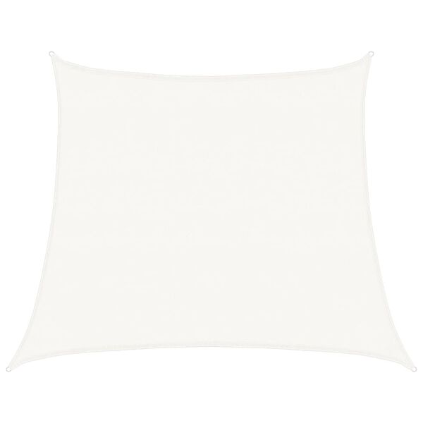 vidaXL Sunshade Sail 160 g/m&sup2; White 4/5x4 m HDPE