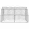 vidaXL Chicken Run 2.5x4x2.25 m Galvanised Steel