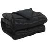 vidaXL Full Year Duvet 200 x 220 cm 300 gsm Black