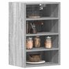vidaXL Hanging Cabinet Riga Grey Sonoma 40x29.5x60 cm Engineered Wood