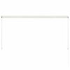 vidaXL Retractable Awning 250x150 cm Cream