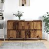 vidaXL Sideboards 2 pcs Old wood 120 x 35 x 70 cm Engineered wood