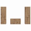 vidaXL TV Cabinet Set 5 pcs Artisan Oak Engineered Wood