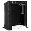 vidaxL Firewood Rack with Rain Cover 150x80x200 cm Galvanised Steel