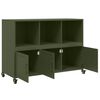 vidaXL Sideboard Olive Green 100.5x39x72 cm Steel