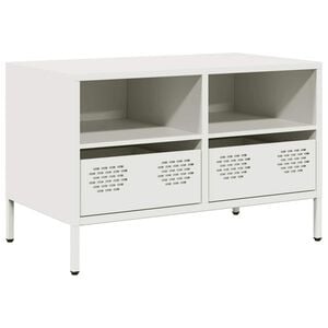 vidaXL TV Cabinet White 68x39x43.5 cm Cold-rolled Steel