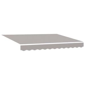 vidaXL Awning Replacement Fabric Light Grey 3.5 x 2 m Polyester