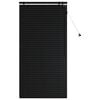 vidaXL Venetian Blind Black 85 x 160 cm 35 mm Solid Paulownia Wood