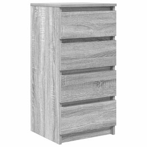 vidaXL Sideboard Grey Sonoma 37.5x35x76 cm Engineered Wood