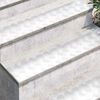 vidaXL Stair Tread Rectangular 4 pcs Silver 100 x 20 cm Aluminium