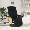 vidaXL Massage Recliner Chair Black 79 x 87 x 104.5 cm Fabric