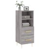 vidaXL Sideboard Grey Sonoma 34.5x34x90 cm Engineered Wood