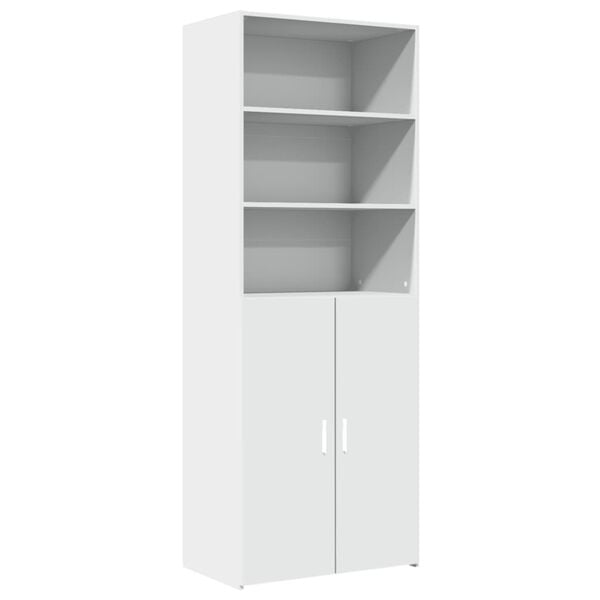 vidaXL Highboard White 70x42.5x185 cm Engineered Wood