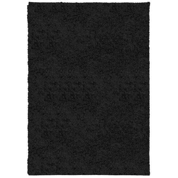 vidaXL Shaggy Rug PAMPLONA High Pile Modern Black 160x230 cm