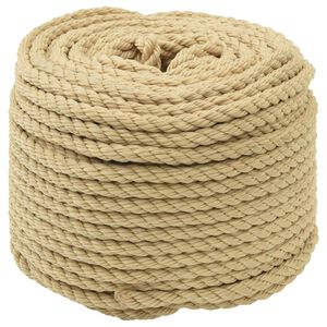 vidaXL Boat Rope 8 mm 500 m Natural