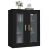 vidaXL Hanging Wall Cabinet Black 69.5x34x90 cm