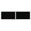 vidaXL Retractable Side Awning Black 180x600 cm