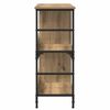 vidaXL Bookshelf Artisan oak Engineered wood