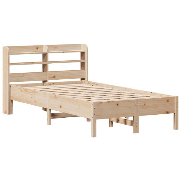 vidaXL Bed Frame without Mattress 100x200 cm Solid Wood Pine