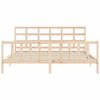 vidaXL Bed Frame without Mattress 200x200 cm Solid Wood Pine