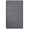 vidaXL Doormat Grey 90x150 cm