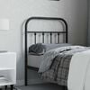vidaXL Metal Replace Headboard Black 75 cm