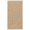 vidaXL Rug ZIZUR Beige 80x150 cm Jute Look Indoor and Outdoor