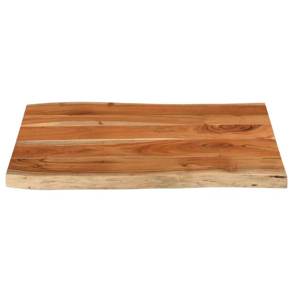 vidaXL Table Top 90x60x3.8 cm Rectangular Solid Wood Acacia Live Edge
