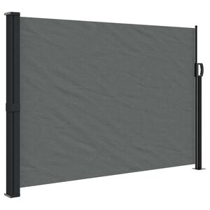 vidaXL Retractable Side Awning Anthracite 140x600 cm