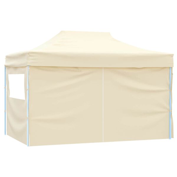 vidaXL Party Tent Folding Cream 291 x 431 x 315 cm Oxford Fabric